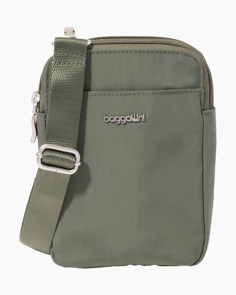 Modern Take Two RFID Crossbody Thyme