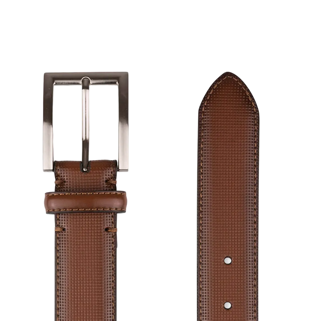 Sinclair Belt Perf Cognac