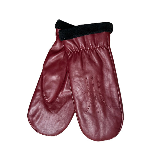 Sutton Ladies Mittens Dark Red