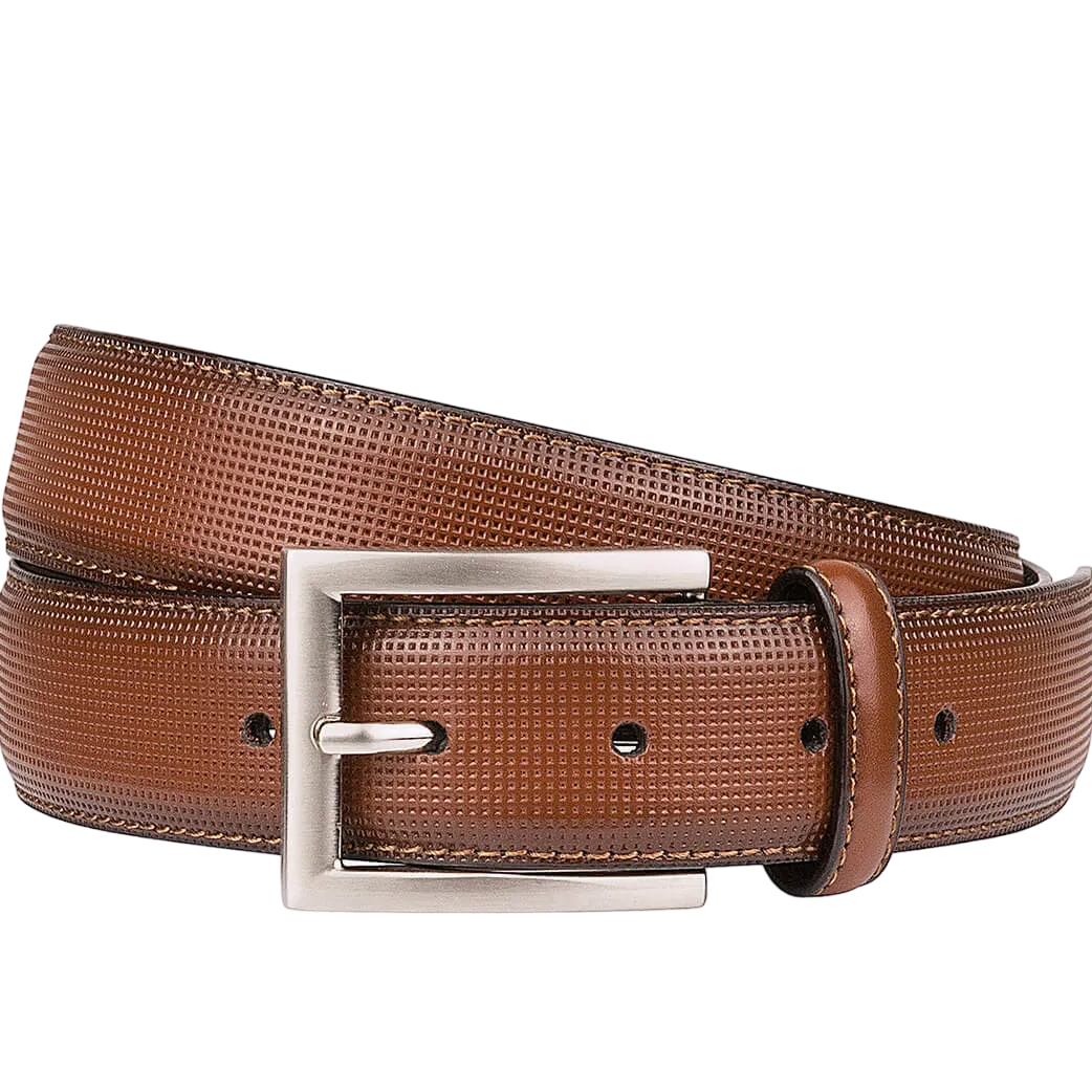 Sinclair Belt Perf Cognac