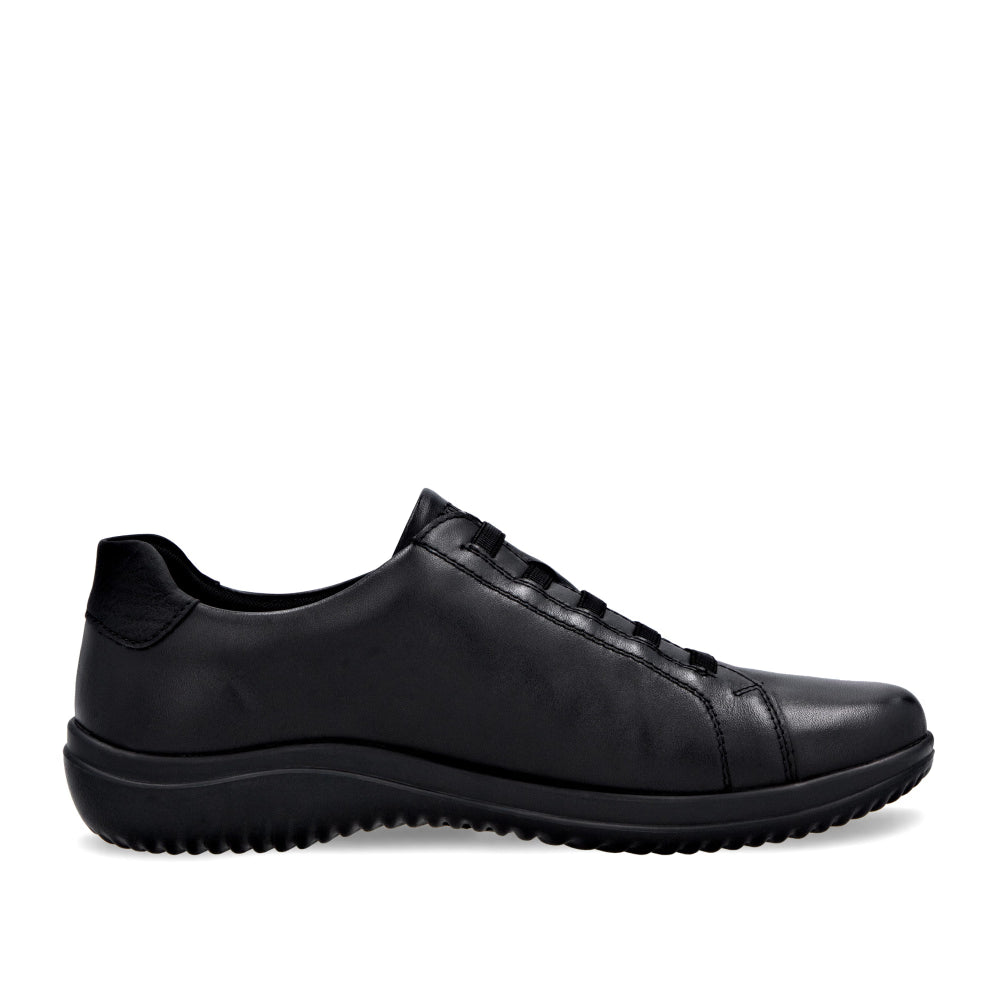 D1E09-00 Black Side-Zip Bungee Lace
