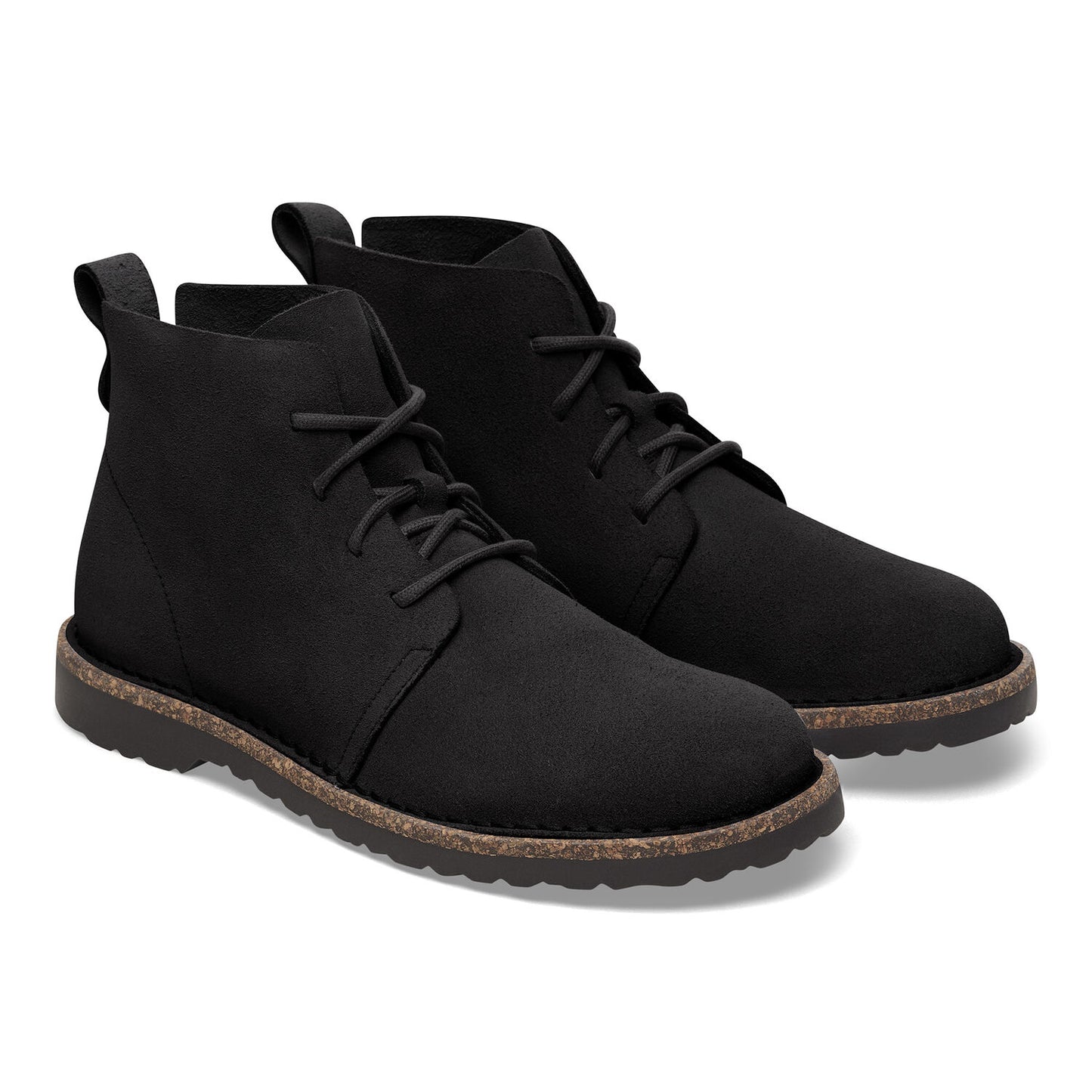 Women's Birkenstock Uppsala Mid Suede Boots Black