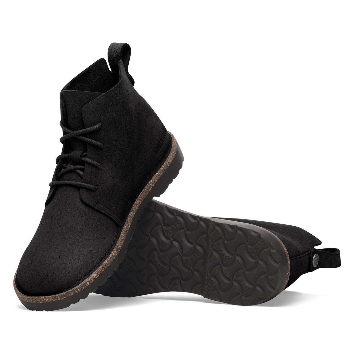 Women's Birkenstock Uppsala Mid Suede Boots Black
