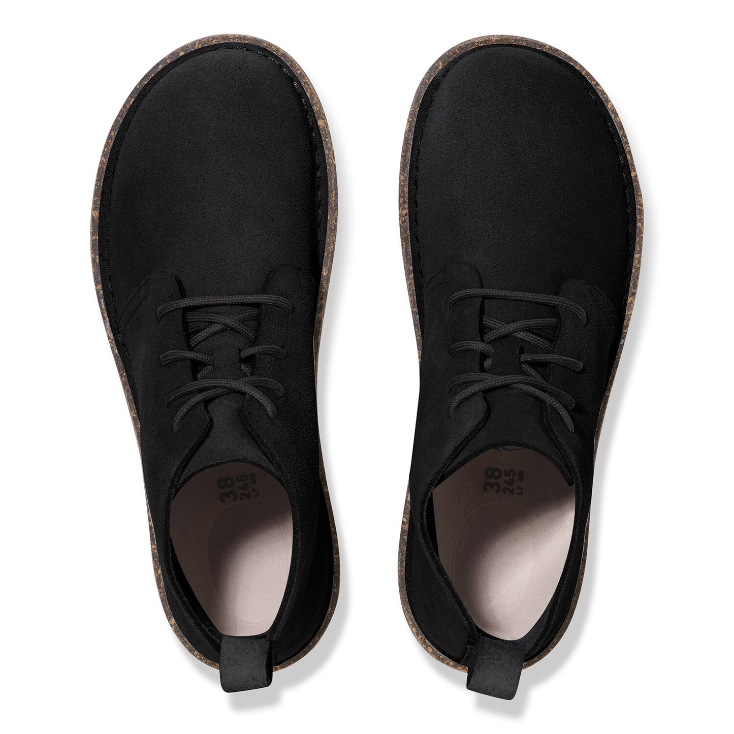 Women's Birkenstock Uppsala Mid Suede Boots Black