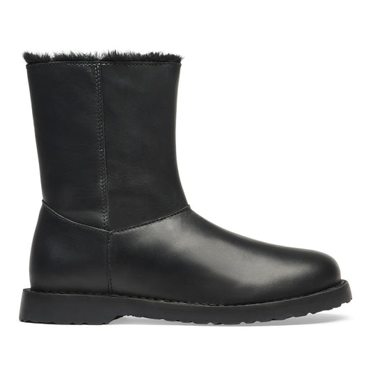 Women's Birkenstock Uppsala Zip Shearling Leather Black