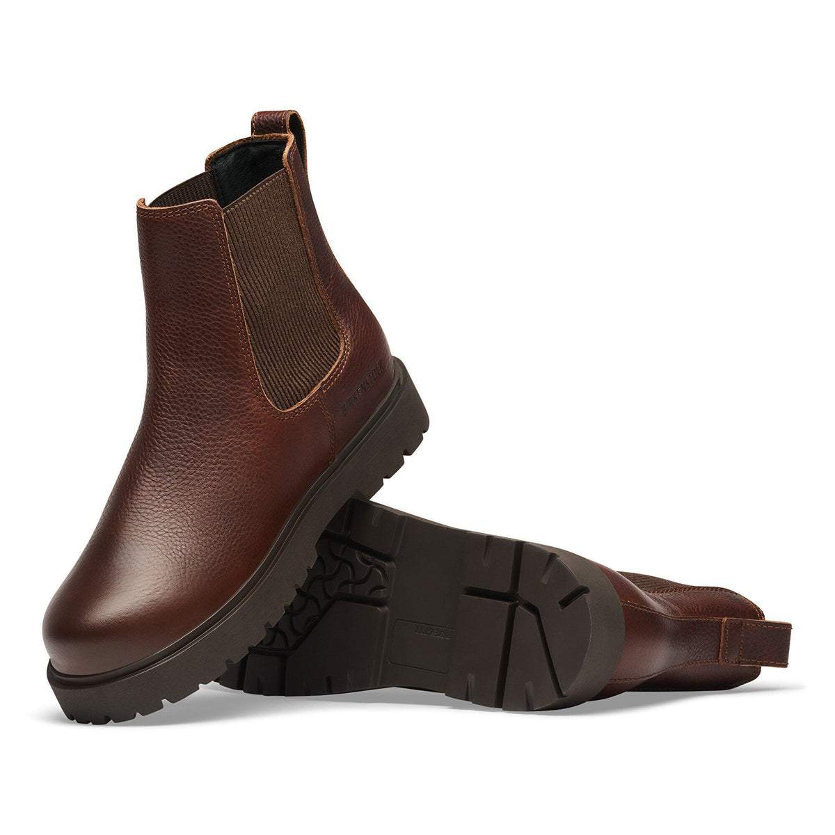 Birkenstock Highwood Oiled Leather Boots Chocolate
