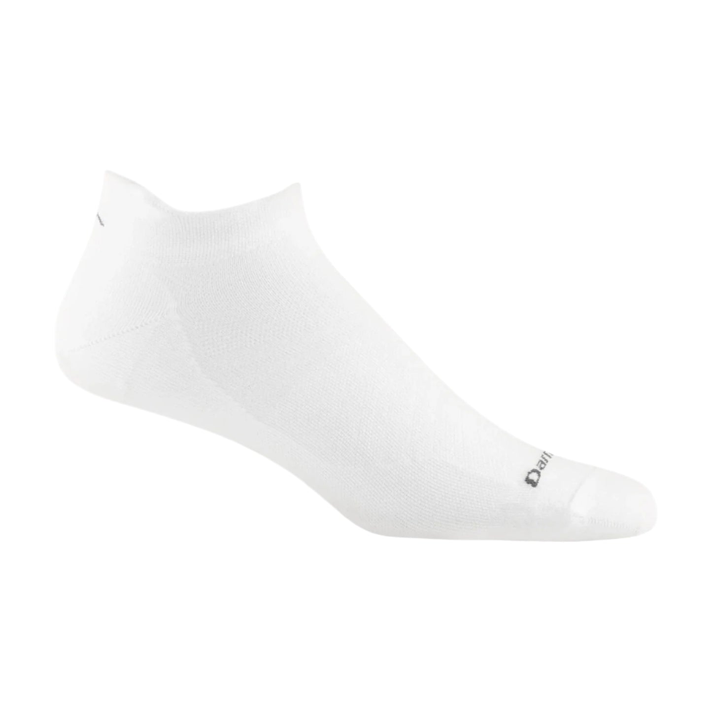 Men's Run No Show Tab No Cushion Ultra-Lightweight Running Sock White (1033)