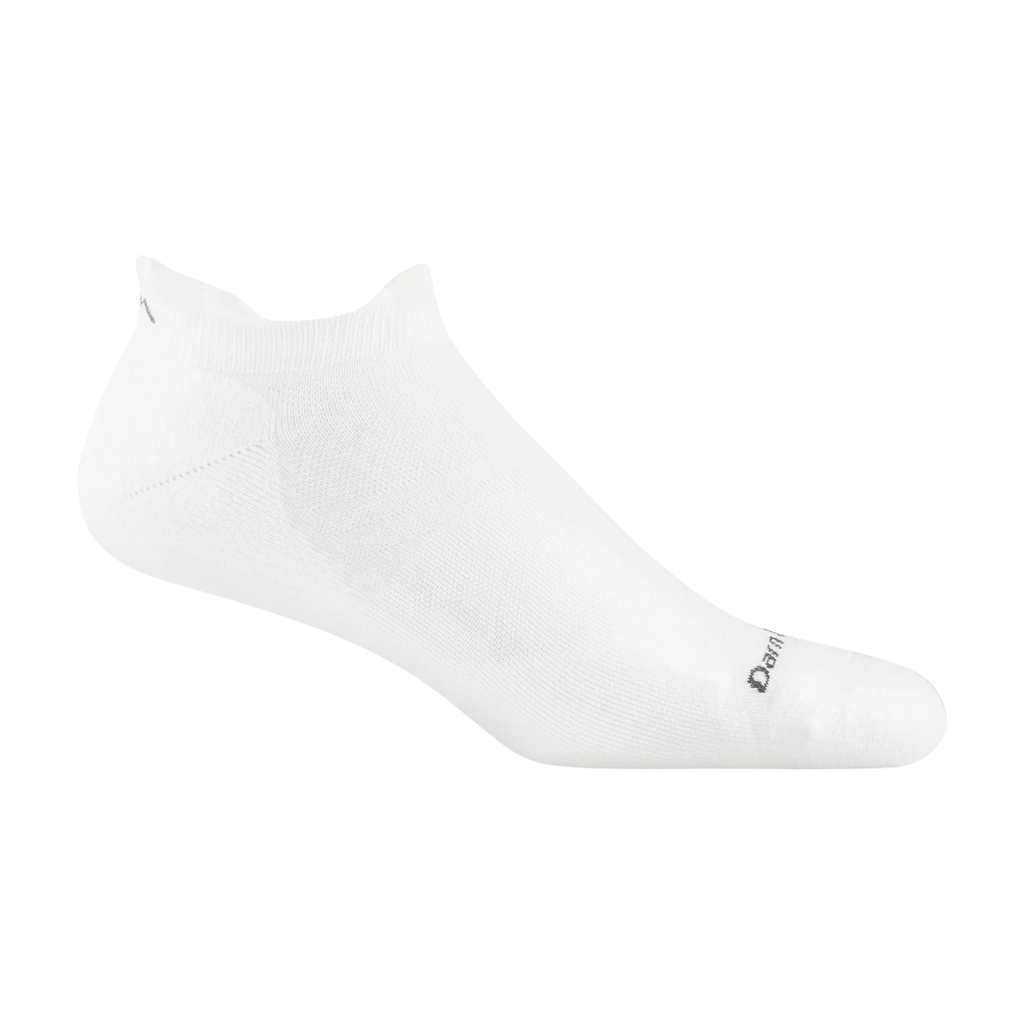 Men's Run No Show Tab Ultra Lightweight Running w/Cushion White (1039)