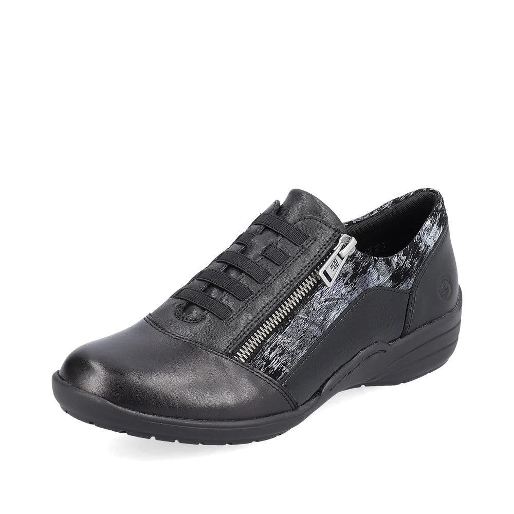 R7679-01 Black Combo Multi Zip