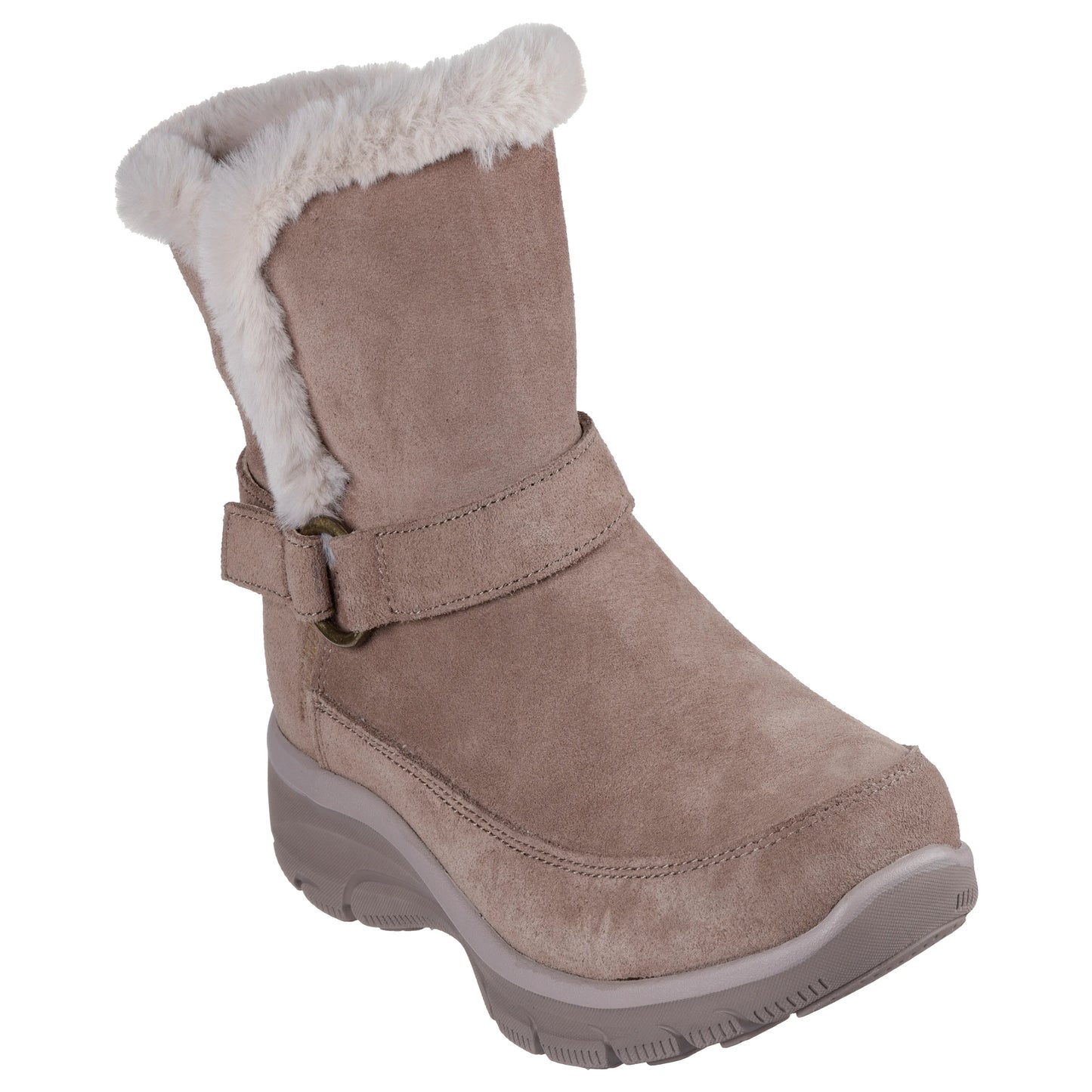 Women's Skechers Slip-ins Relaxed Fit: Easy Going - Dreamers Luxe Vibes Dark Taupe