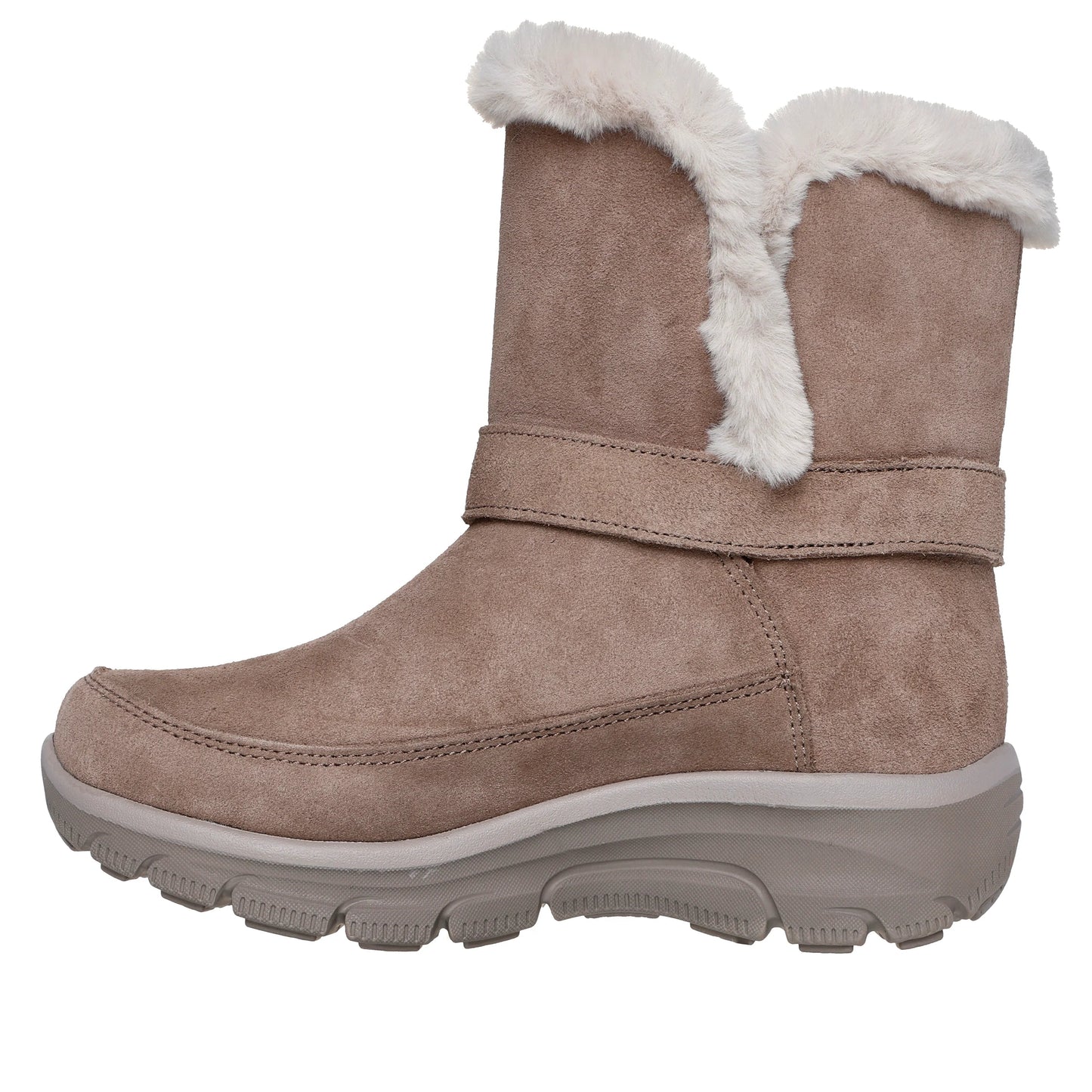 Women's Skechers Slip-ins Relaxed Fit: Easy Going - Dreamers Luxe Vibes Dark Taupe