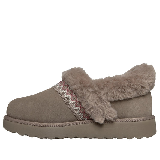 Women's Skechers Slip-ins Relaxed Fit: Cozy Chateau - Soft Lounge Dark Taupe