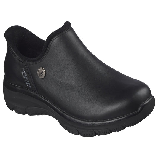 Women's Skechers Slip-ins Waterproof: Easy Going - Winter Wind Black