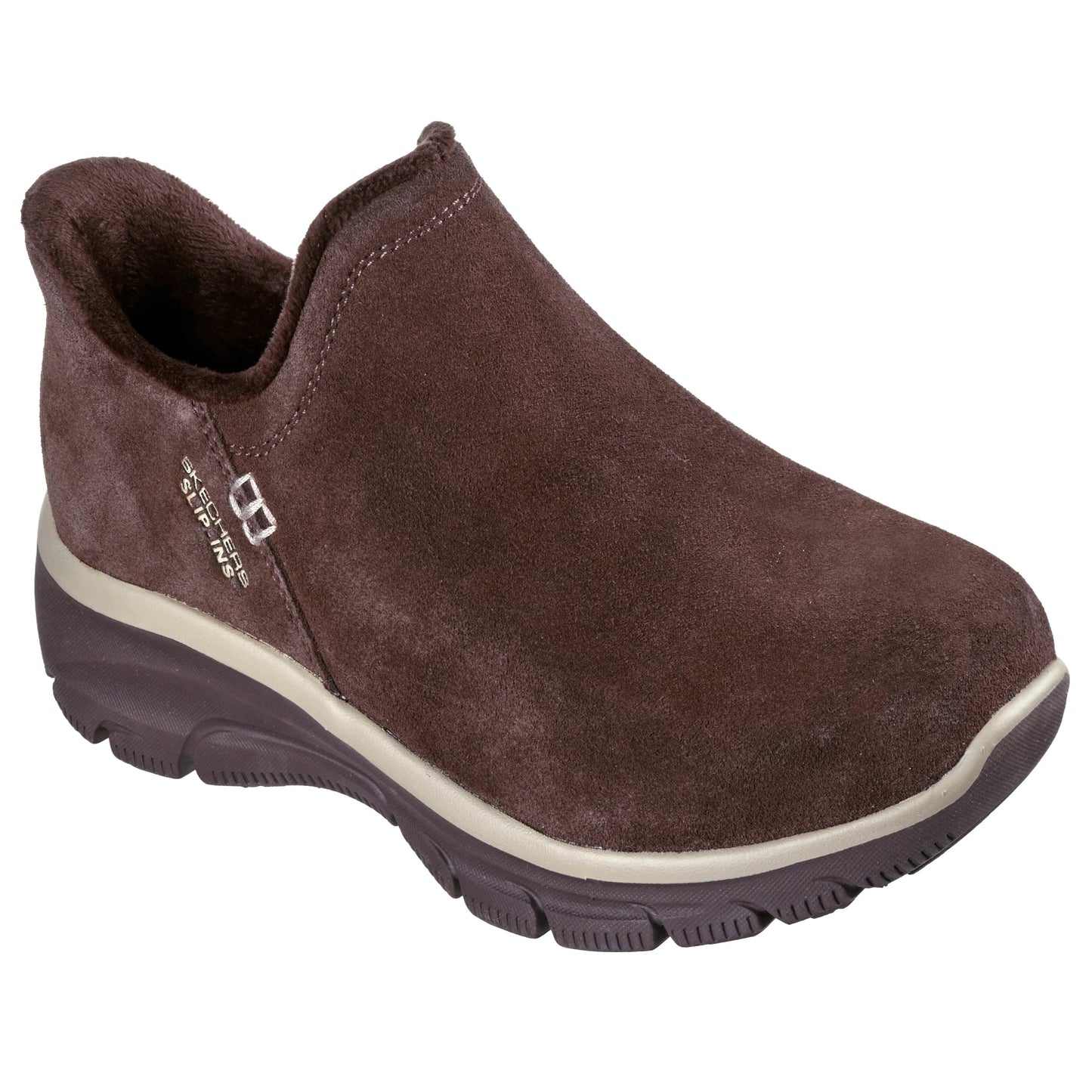 Women's Skechers Slip-ins Relaxed Fit: Easy Going - Modern Hour 2 Chocolate
