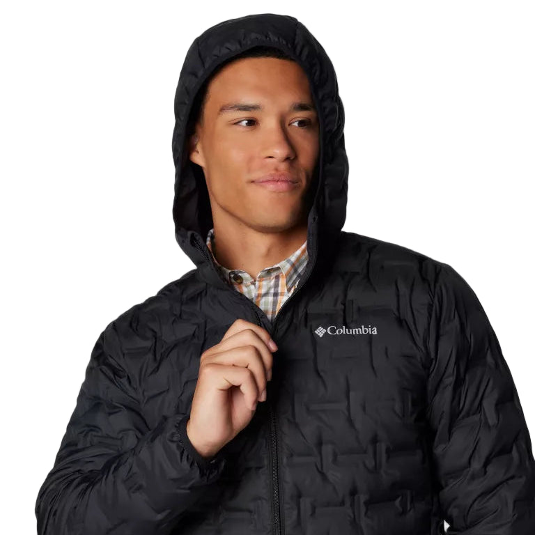 Men's Delta Ridge II Down Hooded Jacket (Black)