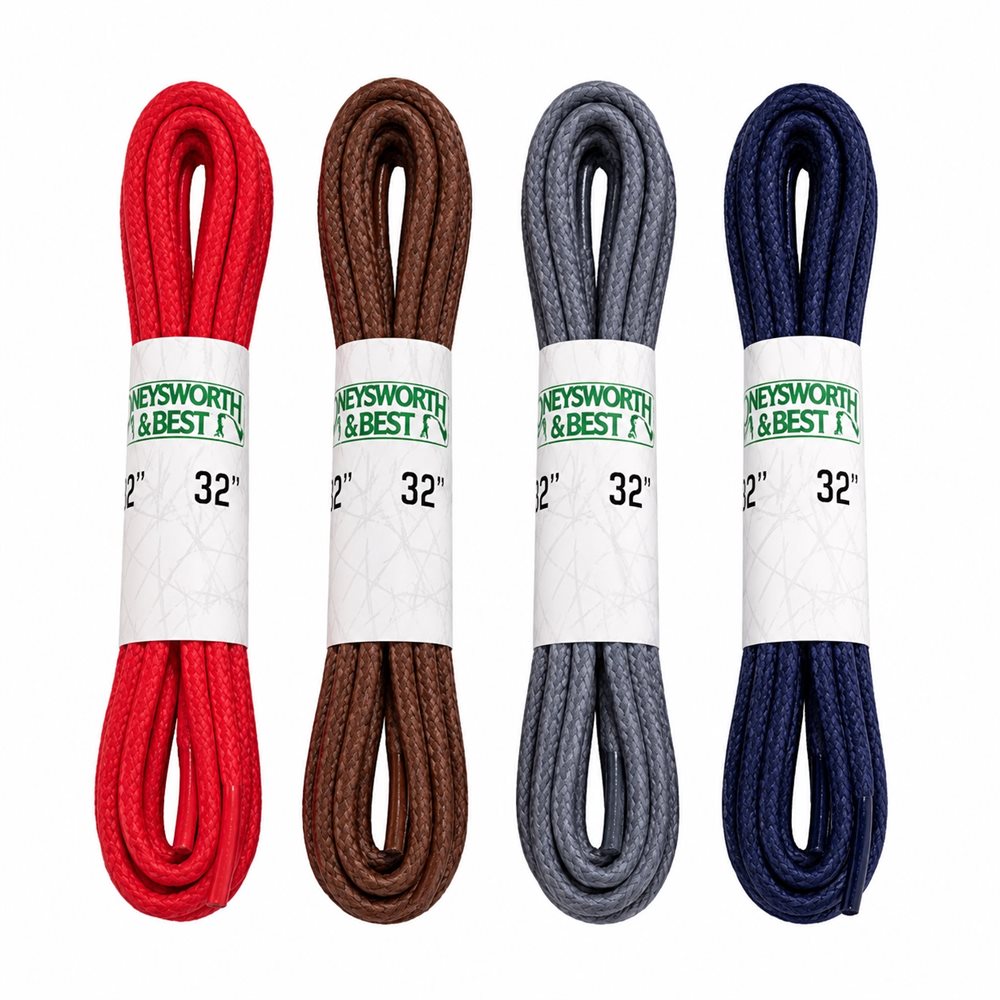 Dress Waxed Laces 4 Pack - Winter