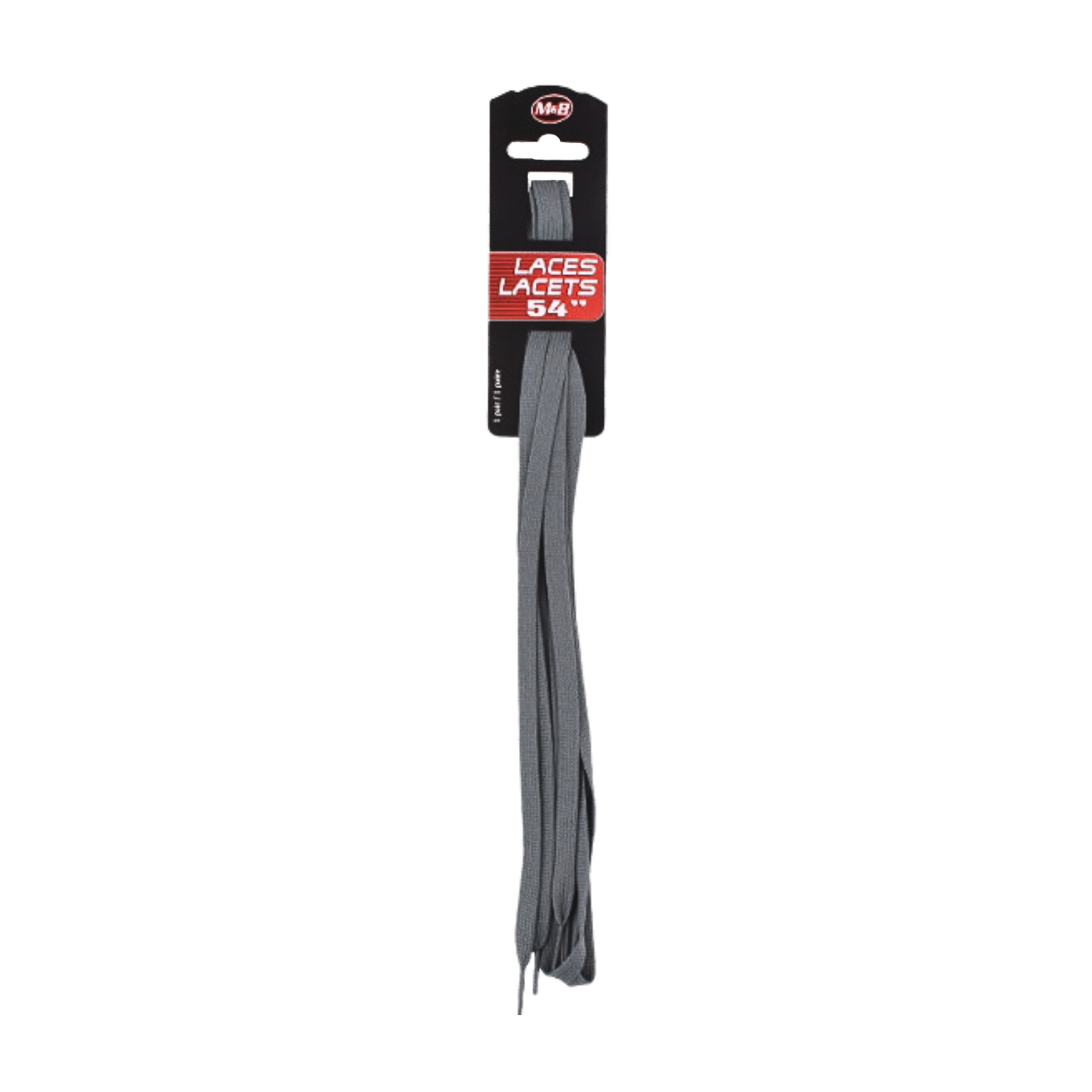 Sport Flat Laces Grey 54"