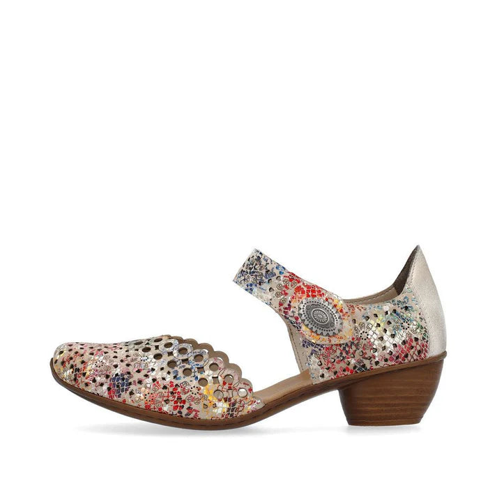 43753-91 Floral Multi Mary Jane