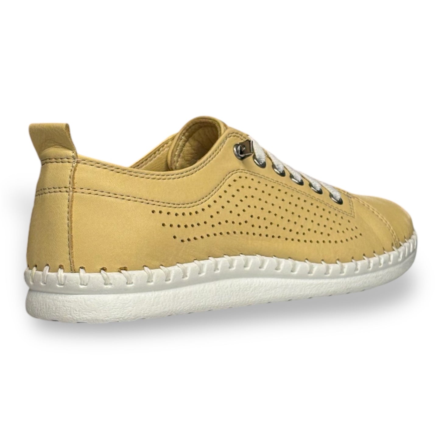 Leora-01 Yellow Leather