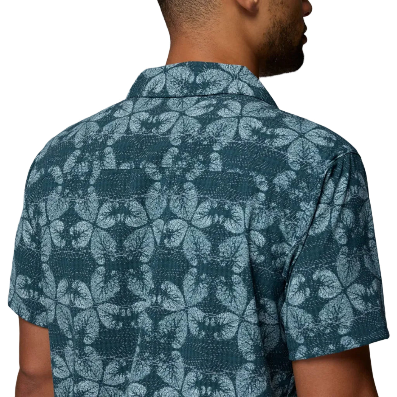 Men's Utilizer Print Camp Shirt (Everblue/Floreido)