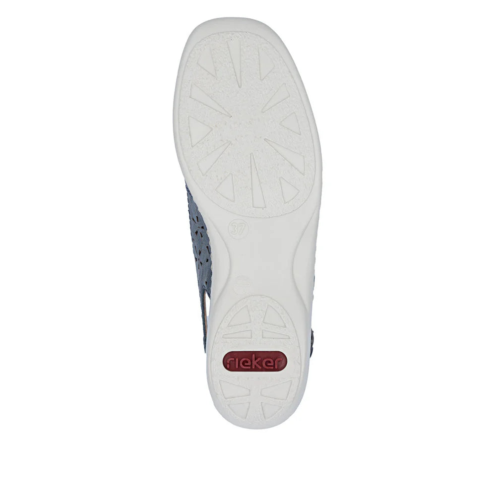 41371-12 Blue Closed Toe