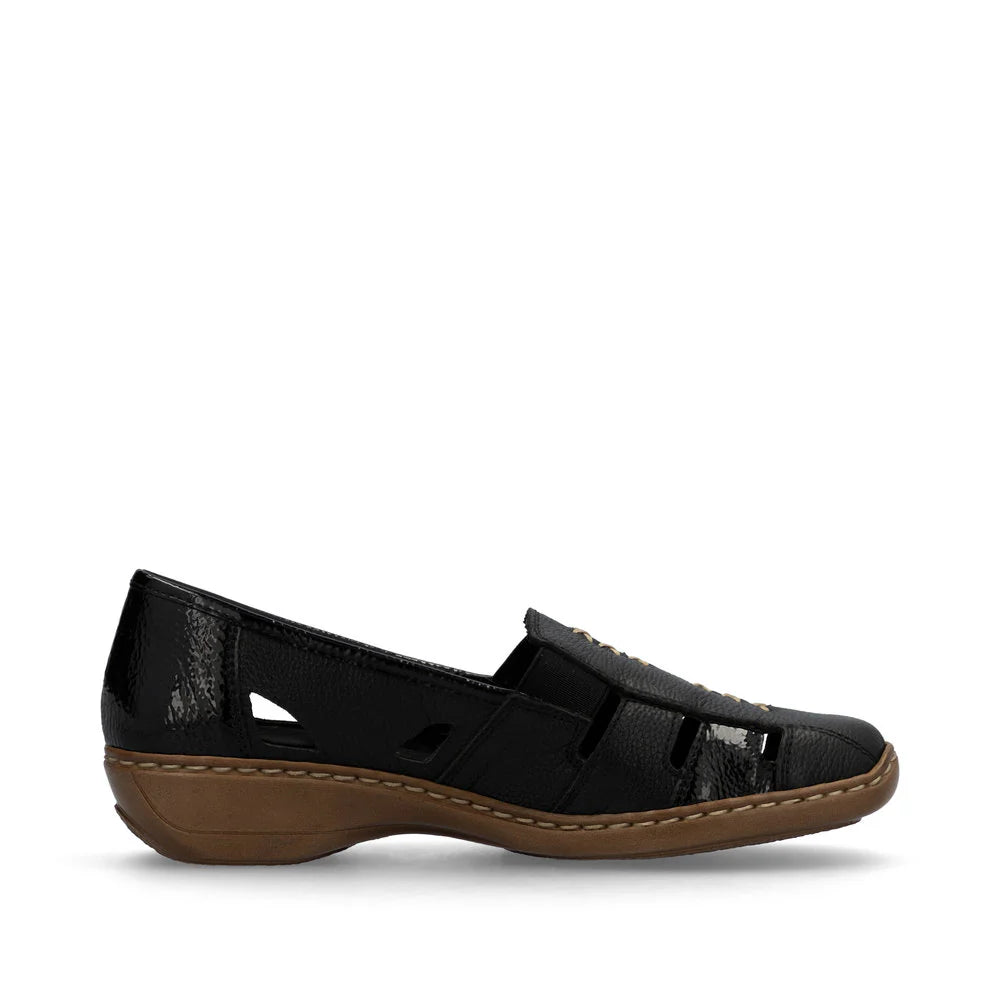41385-02 Black Slip On