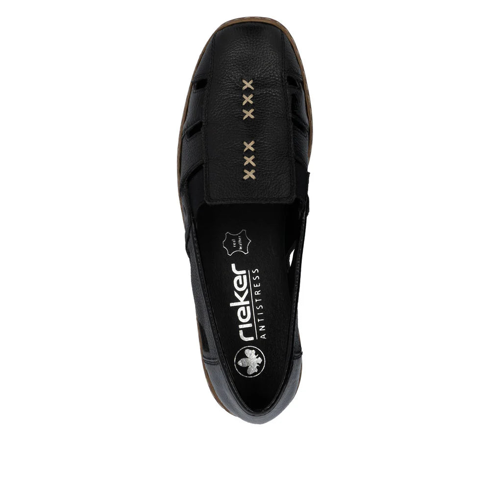 41385-02 Black Slip On