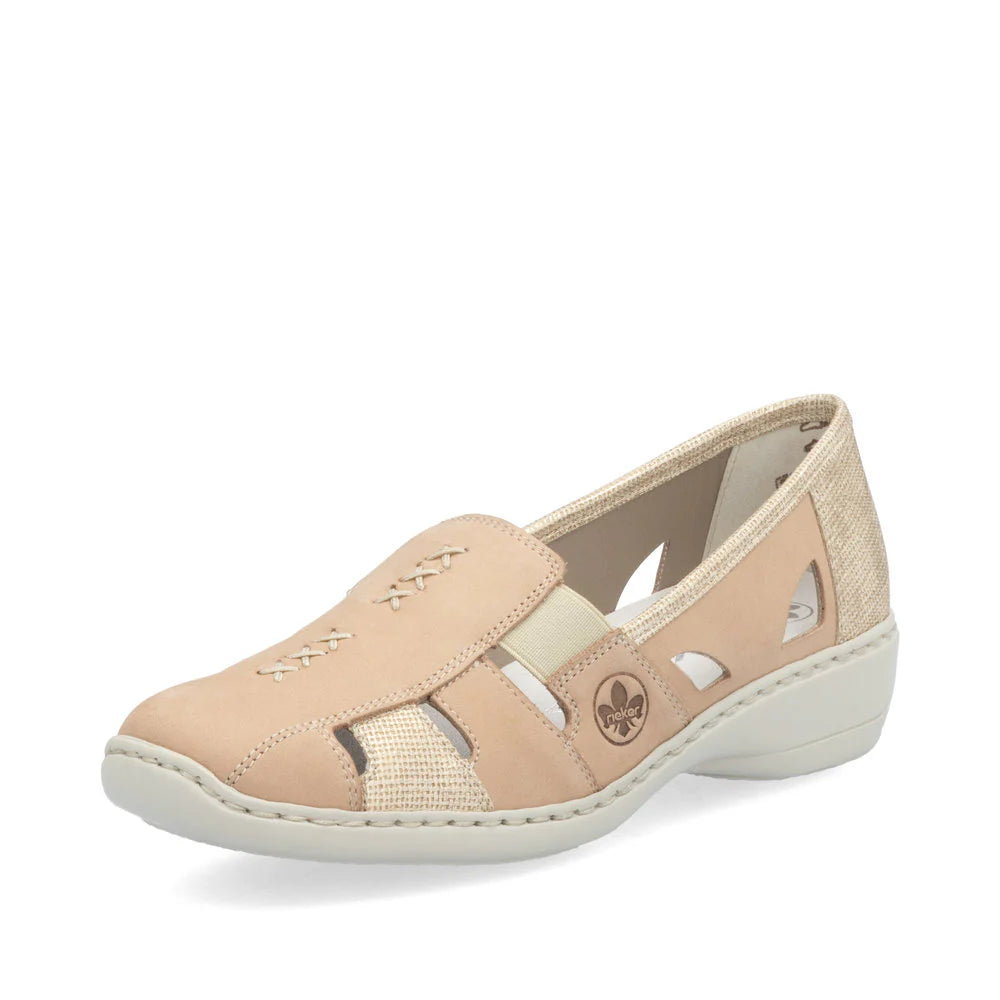 41385-60 Beige Slip On