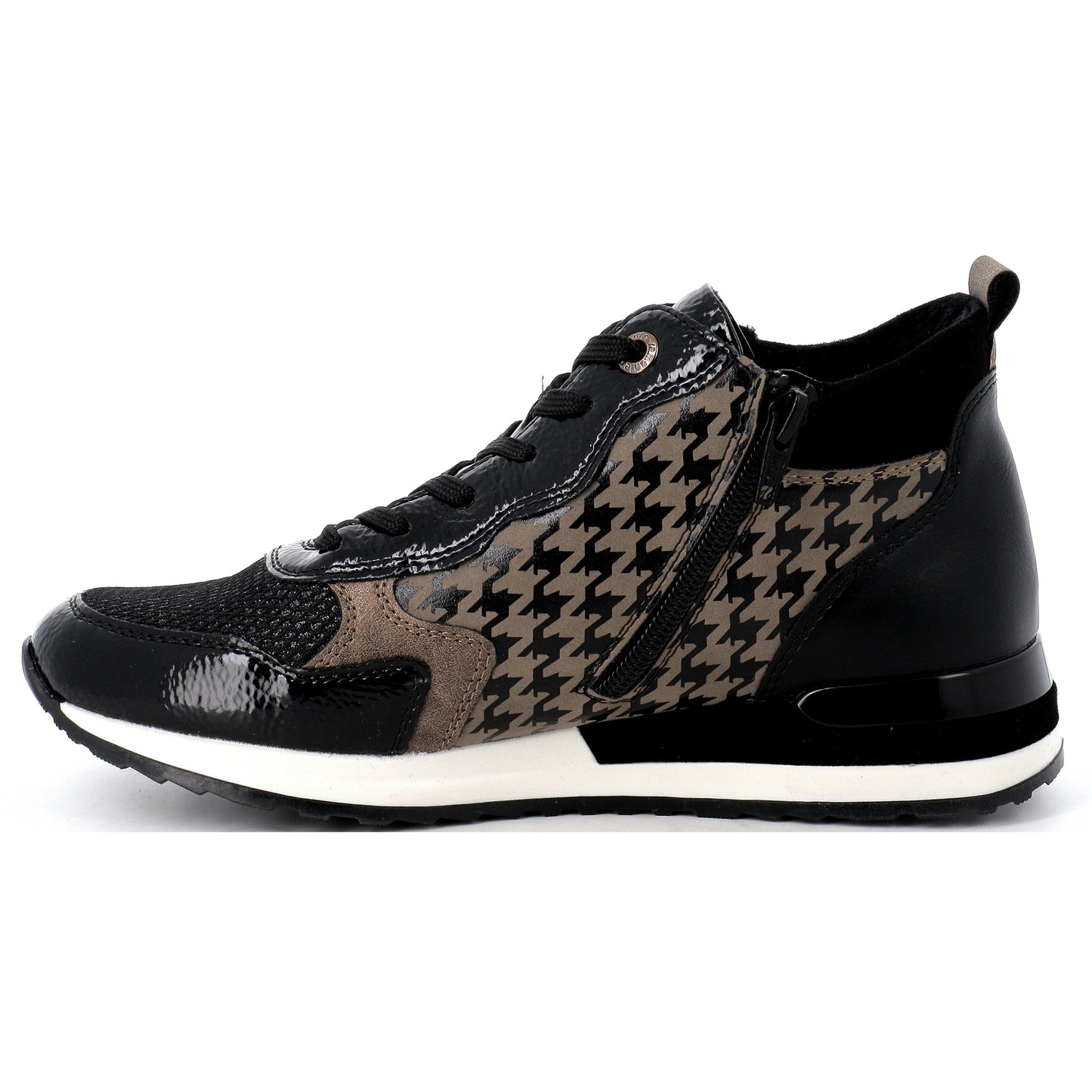 R2577-01 Black/Brown Lace