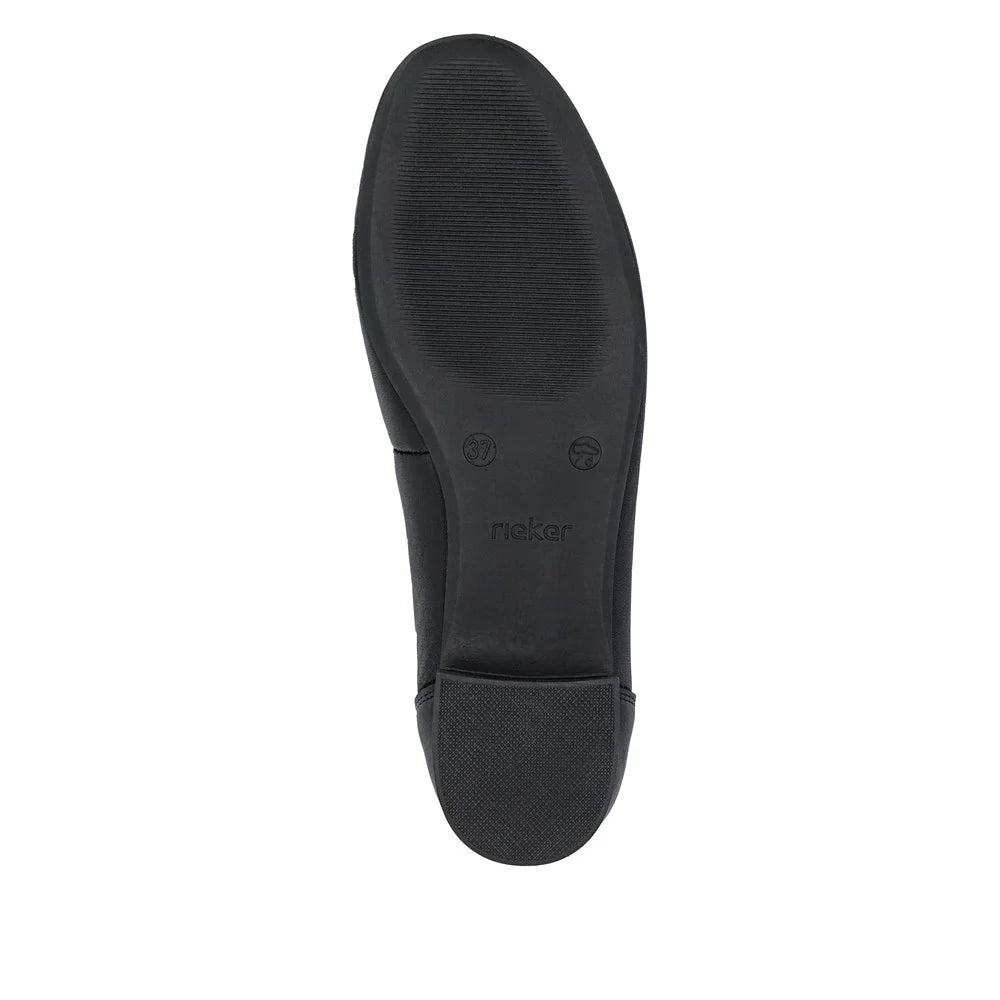43452-00 Black Slip On Heel Wide