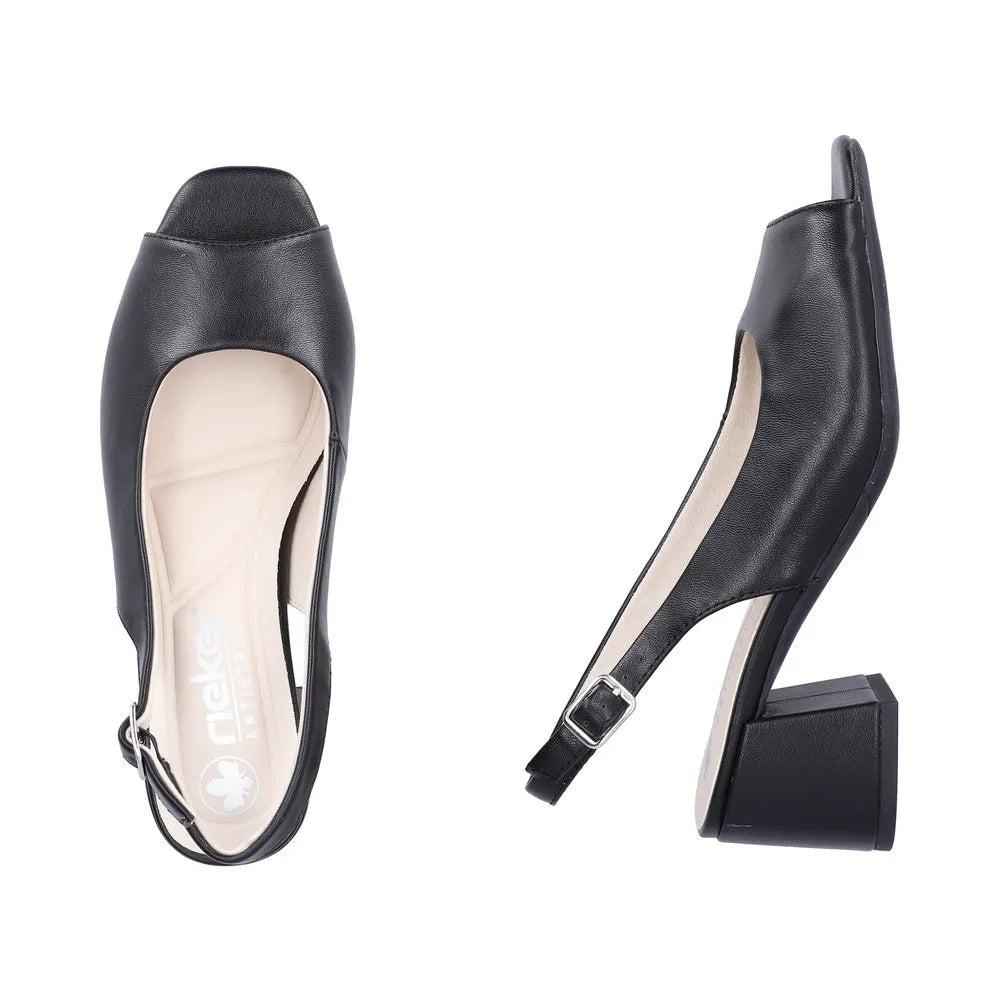 44753-00 Black Open Toe