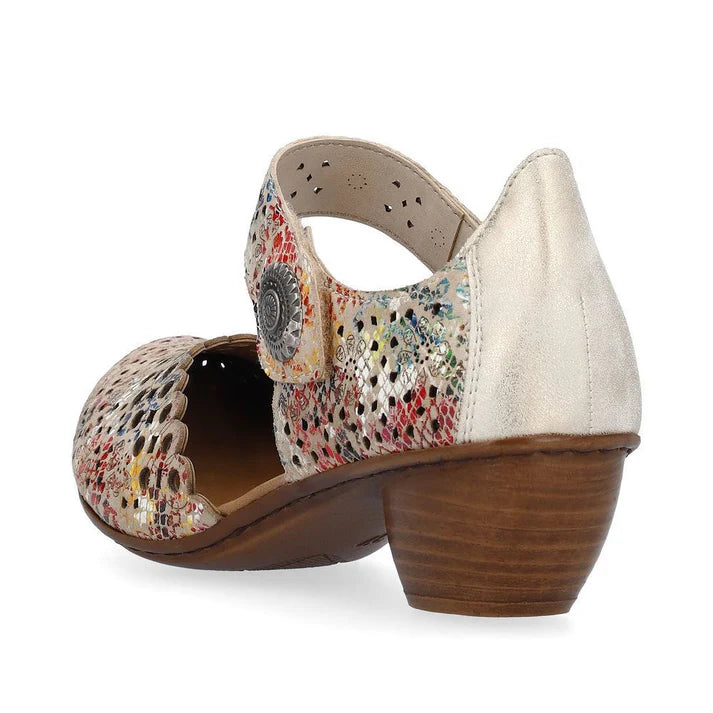 43753-91 Floral Multi Mary Jane