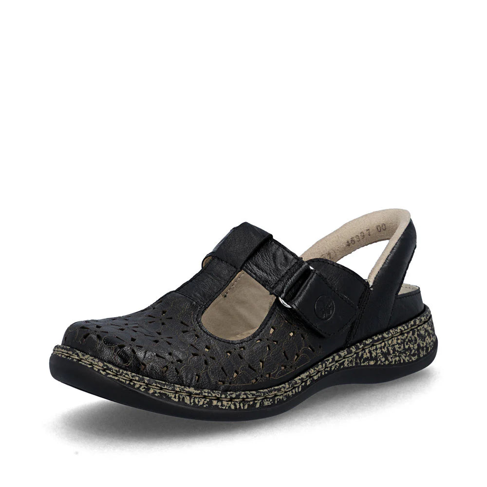 46397-00 Black Backstrap – Scott's Shoe Store