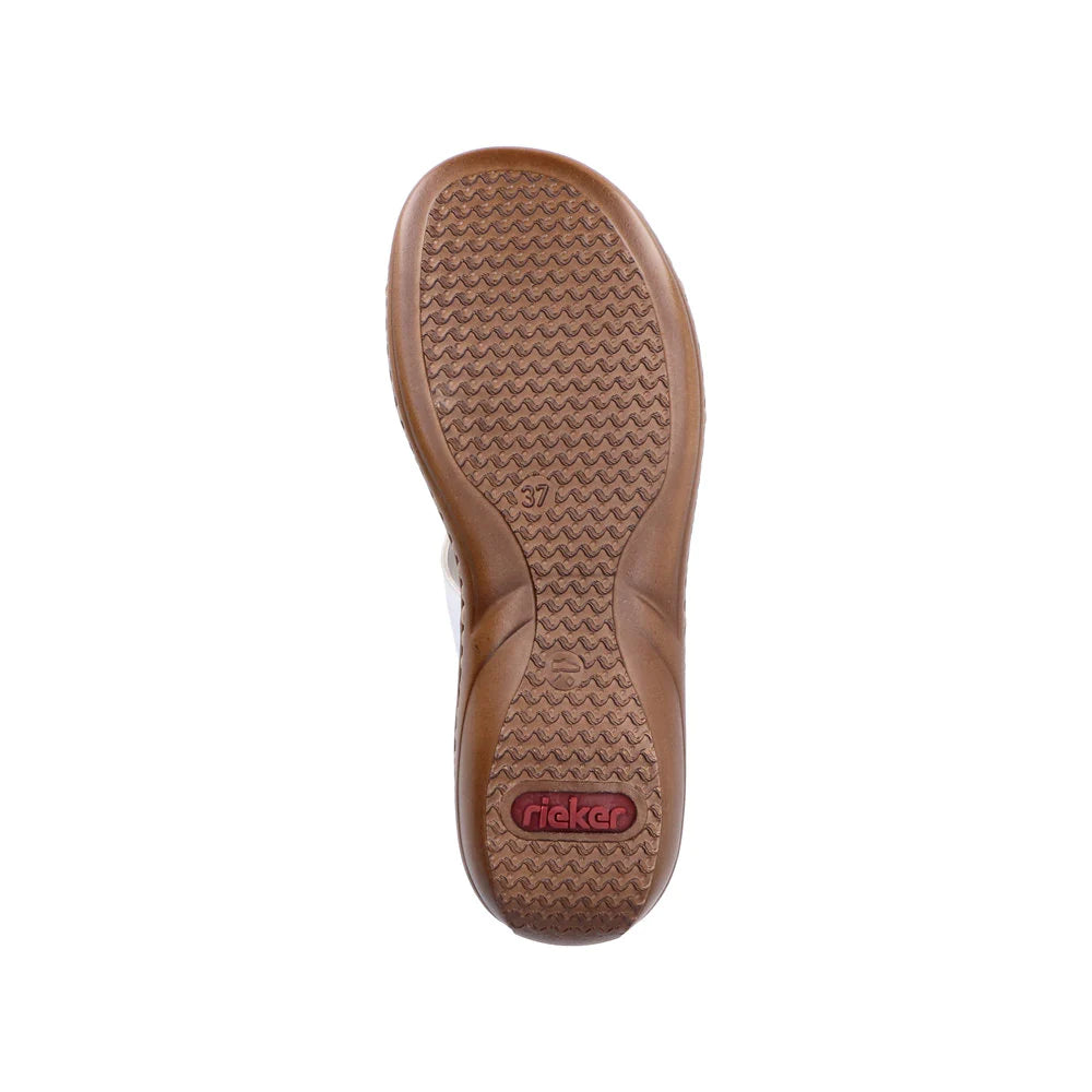 60867-80 White Multi Velcro Slide
