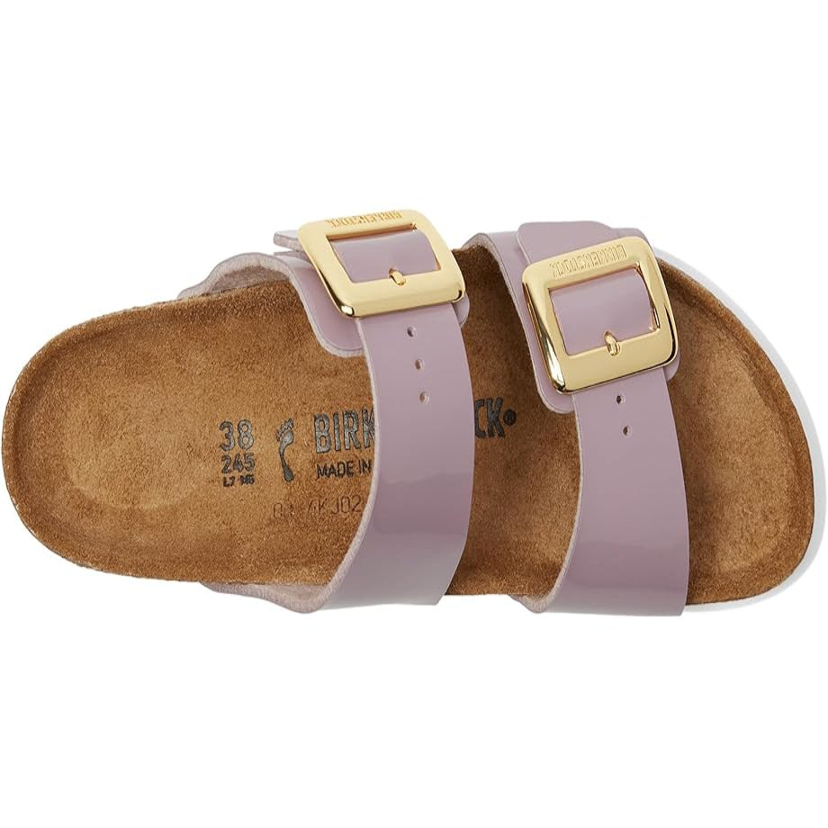 Sydney Luxe Buckle Faded Purple Patent Narrow