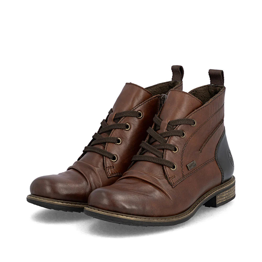 74804-22 Chestnut Ankle Lace/Zip RTex