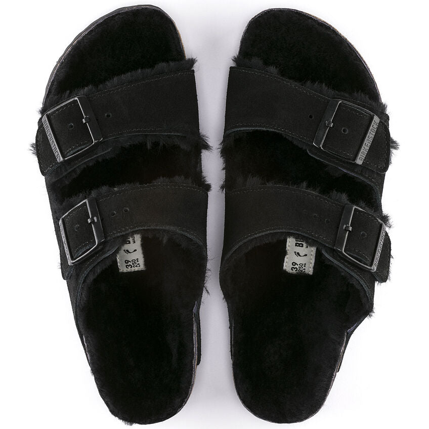 Arizona Black Suede/Shearling