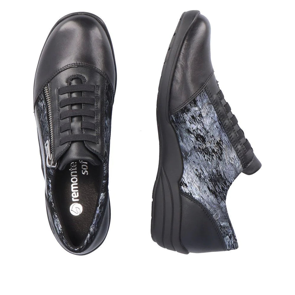 R7679-01 Black Combo Multi Zip