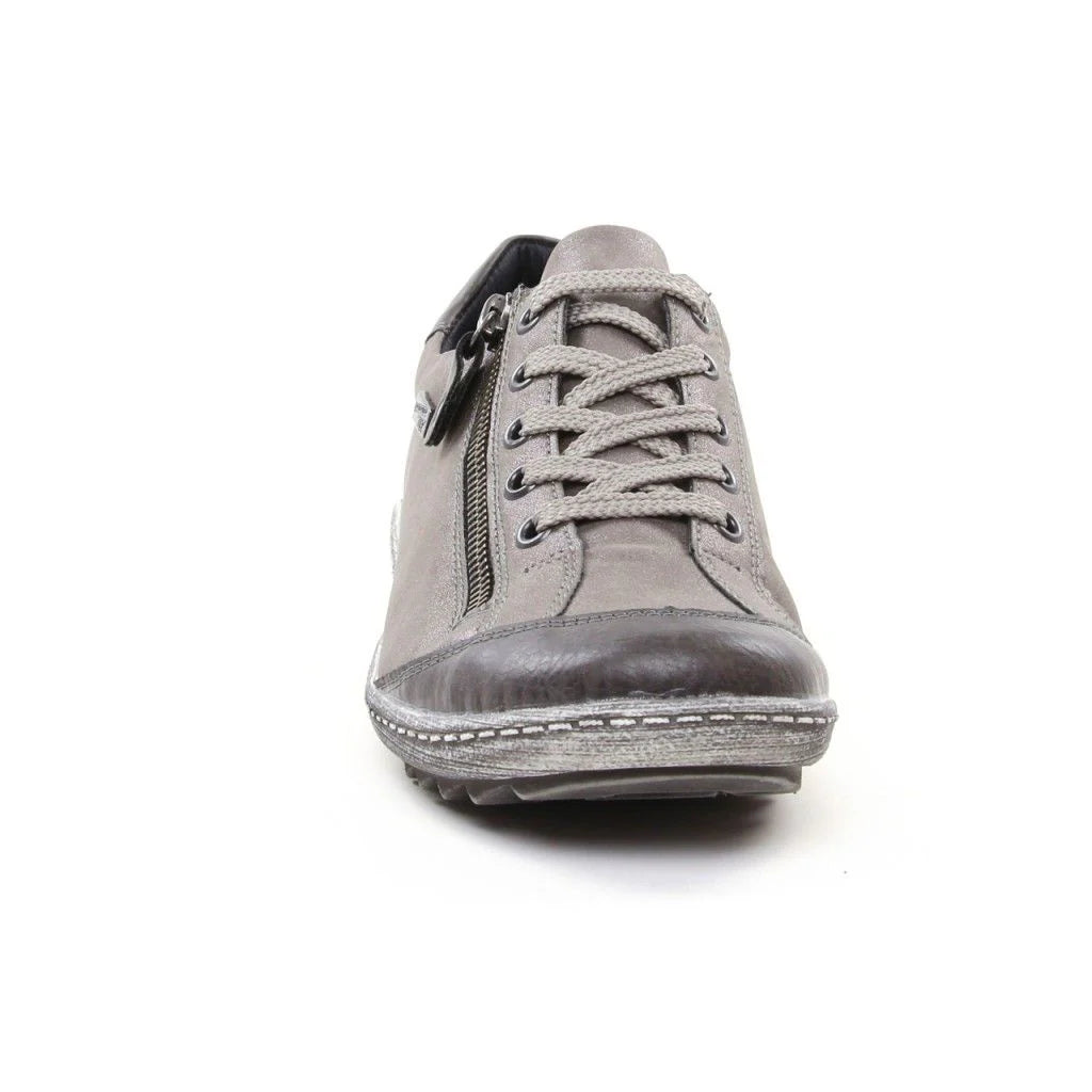 R1402-44 Grey Lace Side Zip RTex