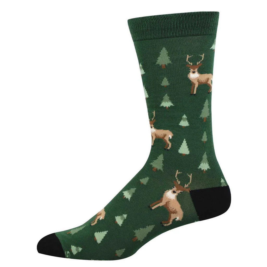 Deer In The Trees - Green