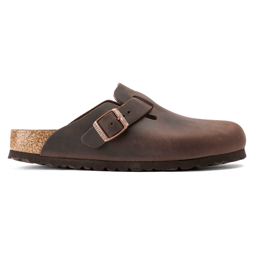 Women's Boston Oiled Leather Habana Narrow