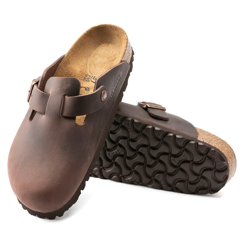 Women's Boston Oiled Leather Habana Narrow