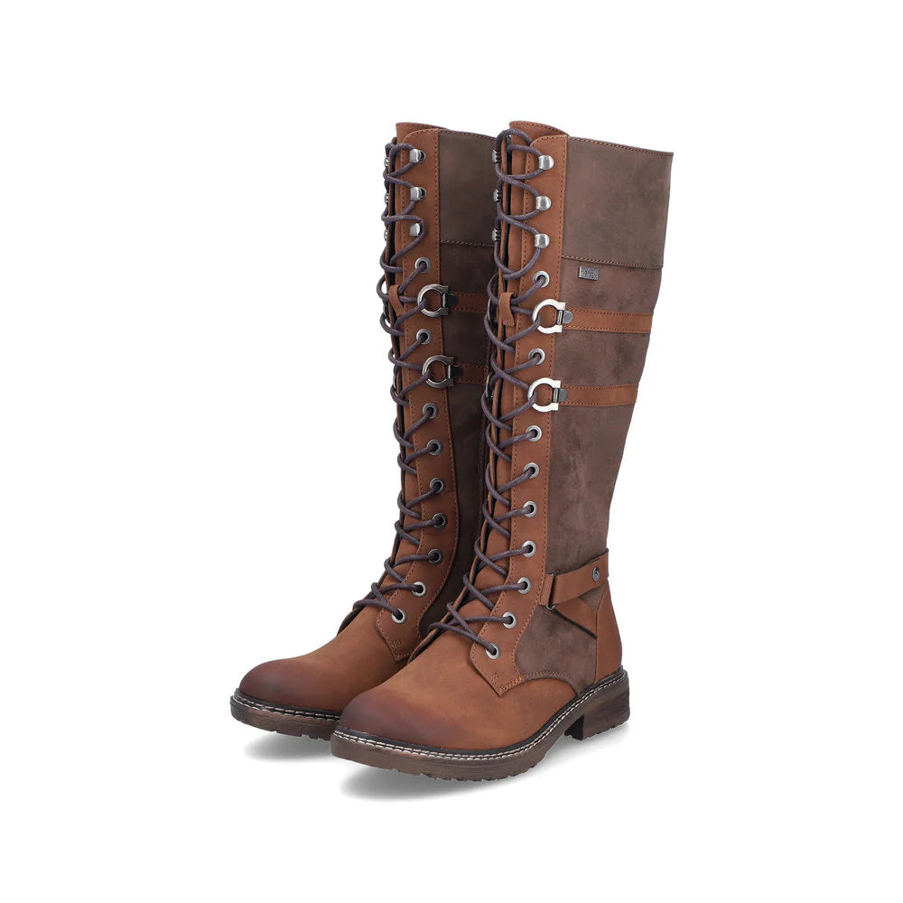 94732-25 Brown Tall Lace/Side Zip RTex