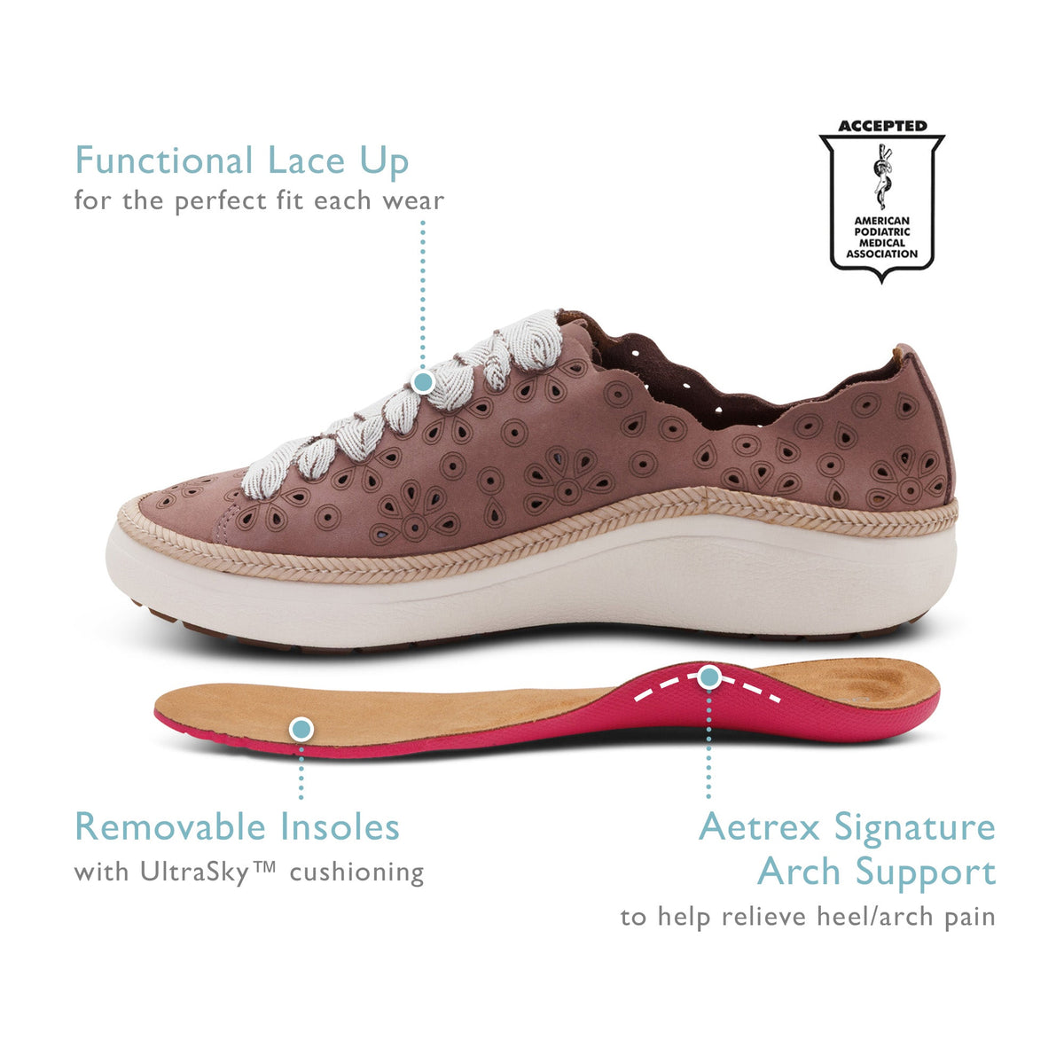 Women's Charlotte Mauve Nubuck