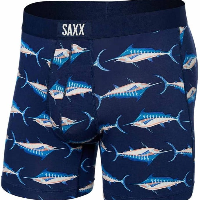 Vibe Super Soft Boxer Brief - Marlin Matrix