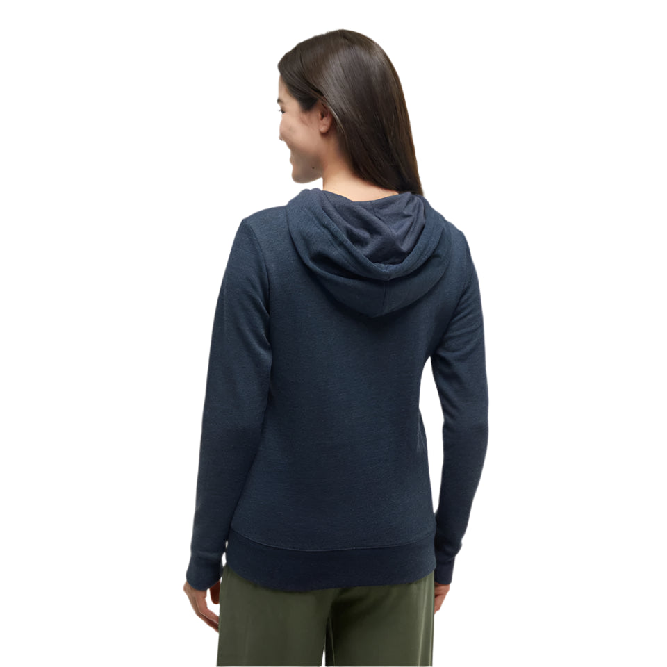 Women's Retro Juniper Hoodie (Midnight Blue Heather/Blue Haze)