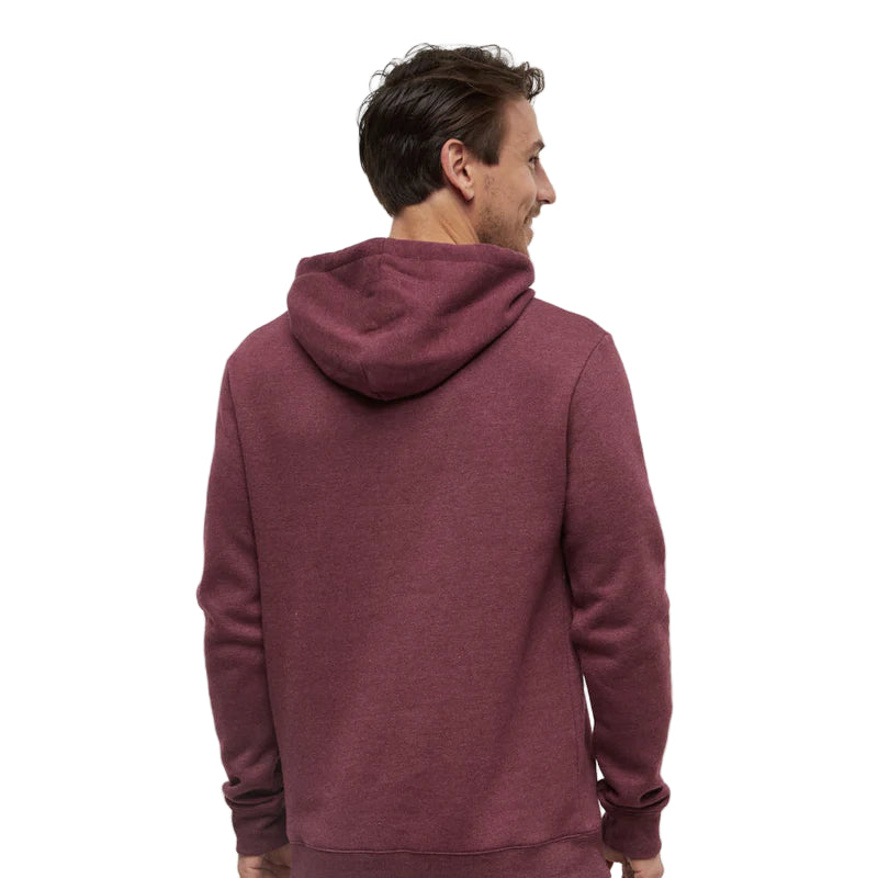 Men's Juniper Cork Patch Hoodie (Deep Burgundy Heather/Cork Patch)