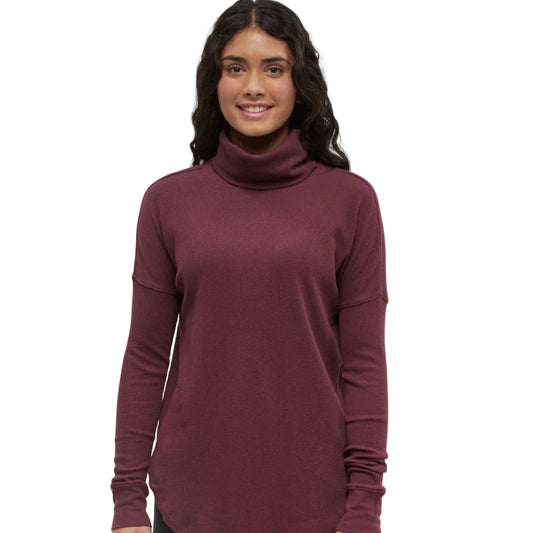 Women's Highwood Turtleneck (Deep Burgundy)