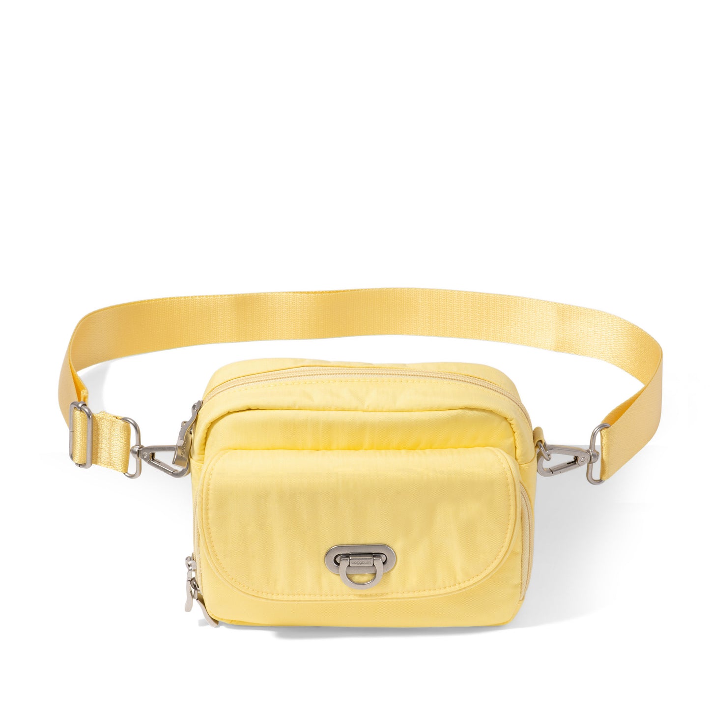 Coastal Flip Lock Camera Bag Crossbody Butter Yellow