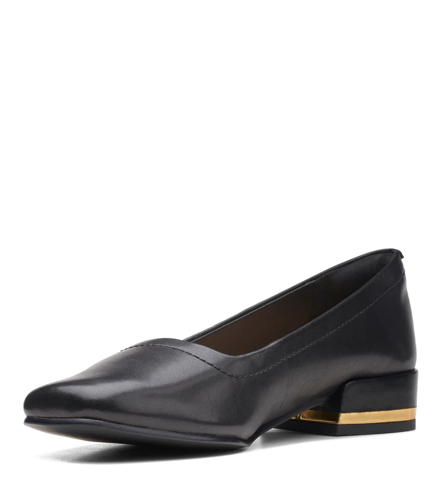 Women's Seren30 Court Black Leather